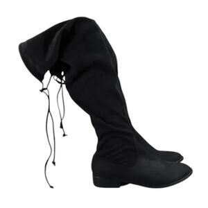 Steve Madden Shoes Womens 6.5 Boots Fashion Over The Knee Thigh High Tie Classic